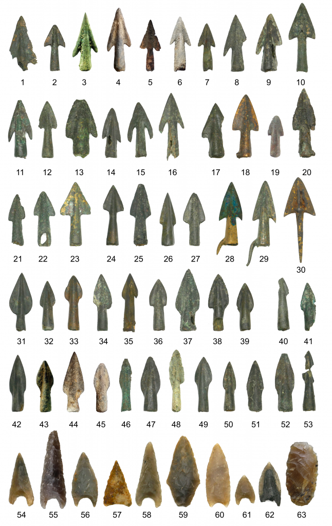 Kämpfer aus dem Süden? Die Pfeilspitzen aus dem Tollensetal 3 Abb. 2 Pfeilspitzen ToTa