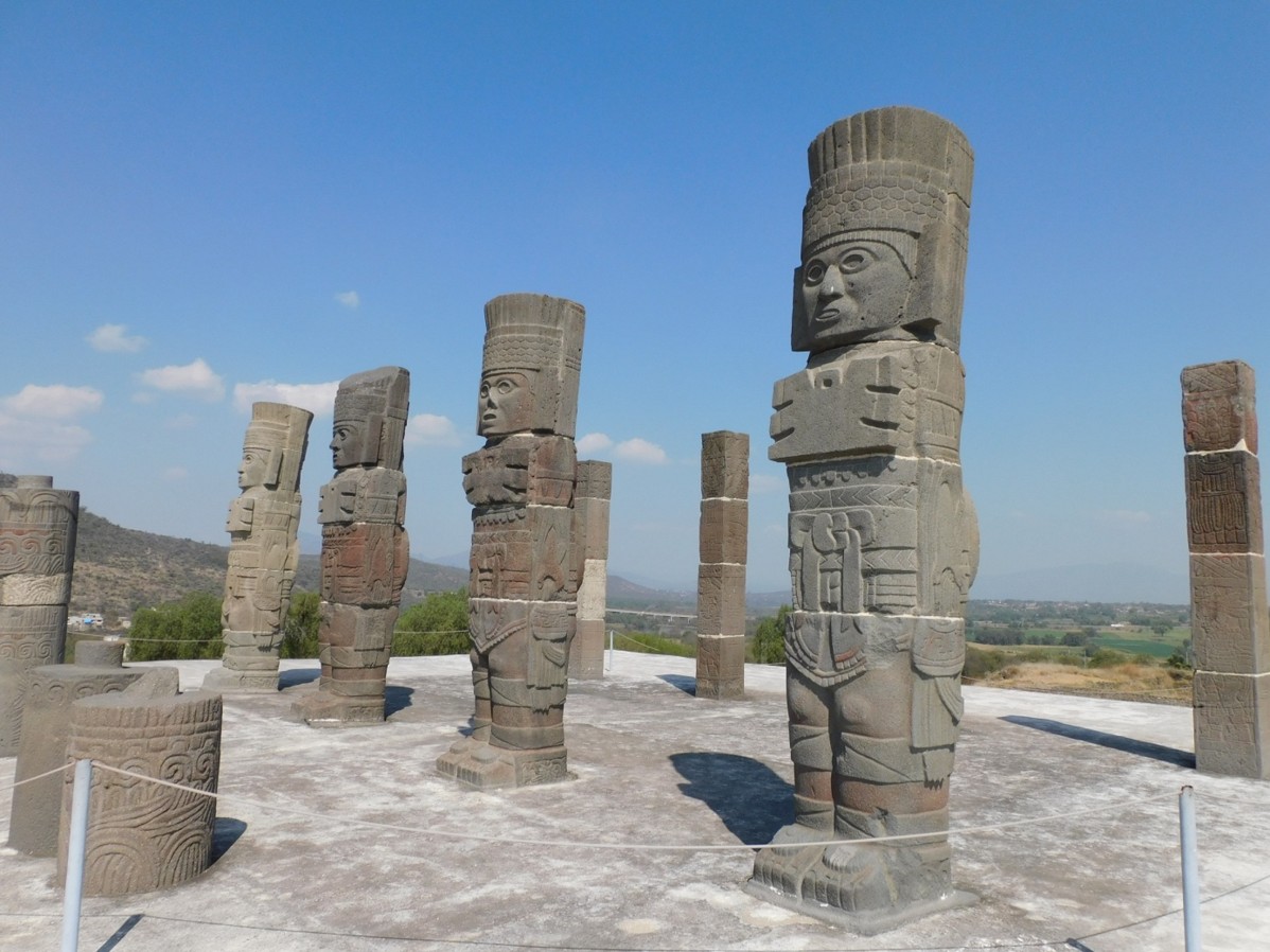 Auf den Spuren des alten Tenochtitlán in Mexiko-Stadt 3 Abb. 2 Atlanten Tula